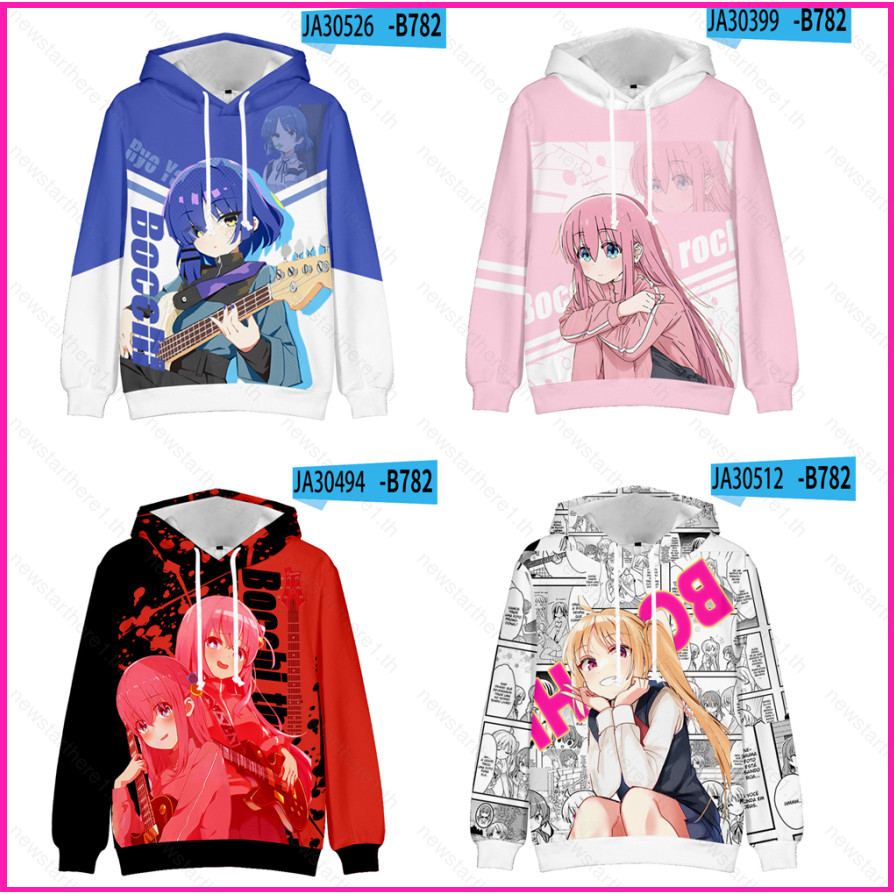 Áo Khoác Bocchi The Rock Thiết Kế 3D, Phù Hợp Unisex