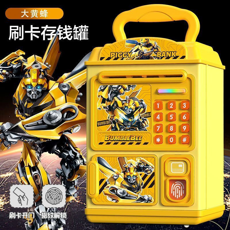 Transformers Bumblebee Piggy Bank Boys Giá trị cao Piggy Bank Nam Piggy Bank Chỉ không thể ra ngoài 