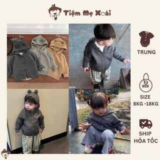 Aó khoác len qc cho bé trai gái từ 7kg đến 17kg