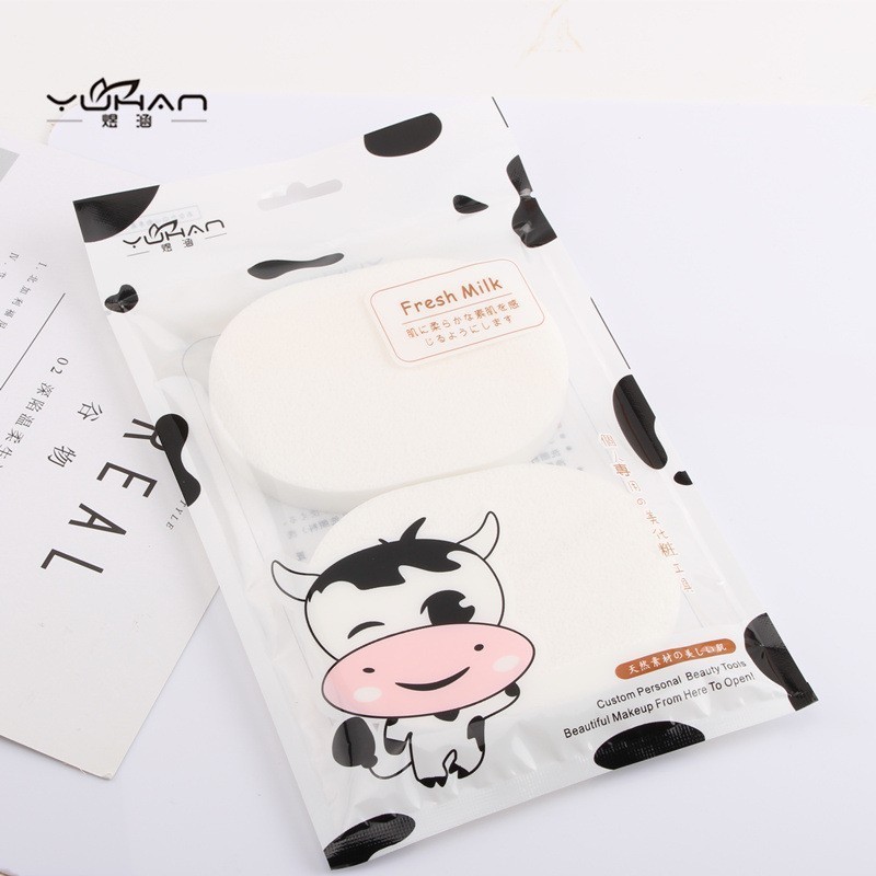 Yuhan Face Wash Puff Sponge Cleaning Puff Face Wash Wood Pulp Cotton Milk Face Wash Puff Sponge Puff