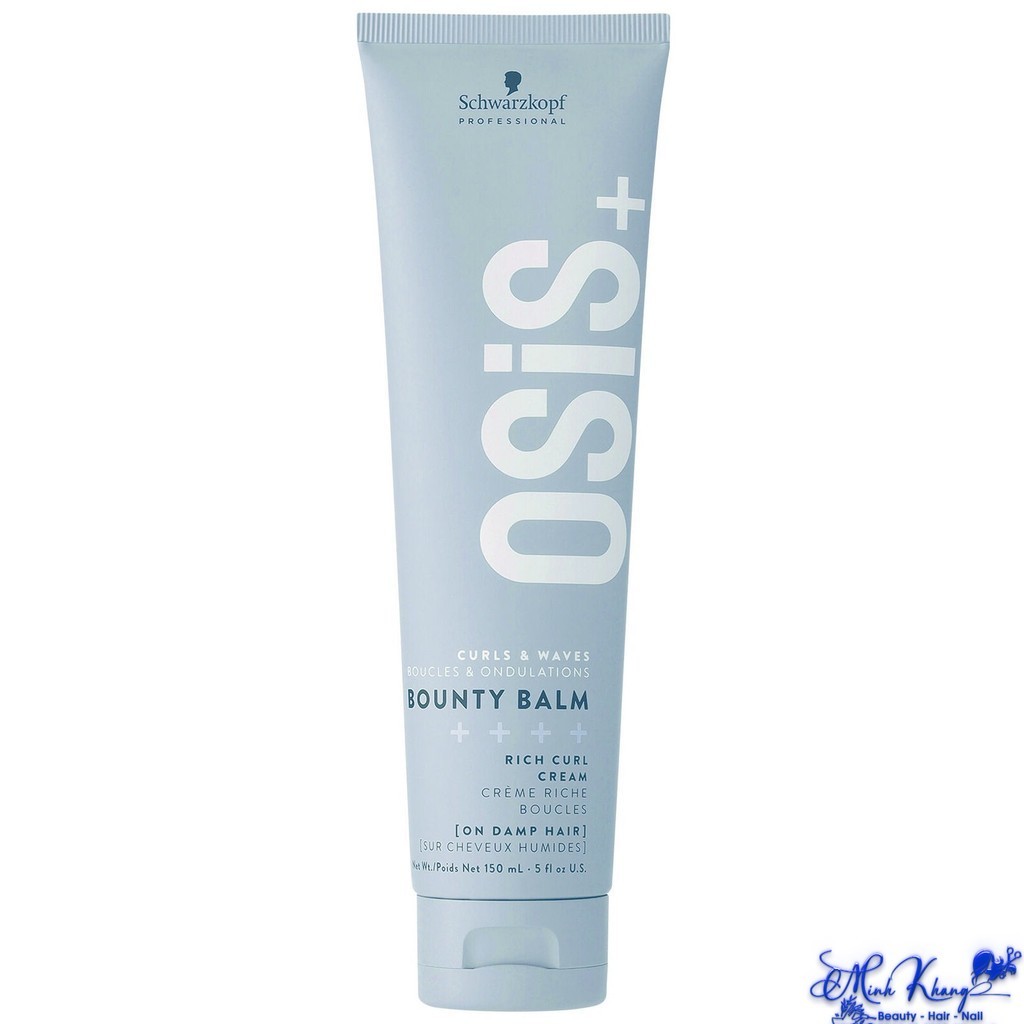 Kem Tạo Lọn Sóng Xoăn Mềm Mượt Schwarzkopf Osis Bounty Balm Rich Curl & Waves Cream (L0) 150ml [ MK 