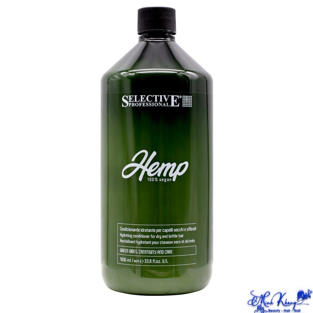 Dầu Xả Thuần Chay Tự Giúp Phục Hồi Tóc Mềm Mượt Selective Hem.p Vegan Conditioner 1000ml [ MK ]