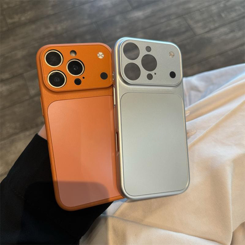 Màu Chính Hãng Bảo Vệ Camera AG Nano Matte Ốp Lưng Điện Thoại Apple iPhone 17 Air 16 15 14 13 Pro Ma