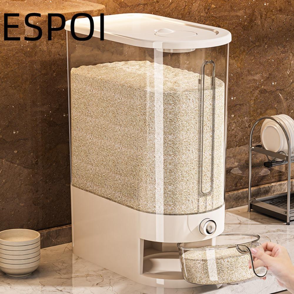 Hộp kín gạo ESPOI, Hộp đựng gạo chống côn trùng 5 / 10KG, Hộp đựng kín chống ẩm Sử dụng nhà bếp