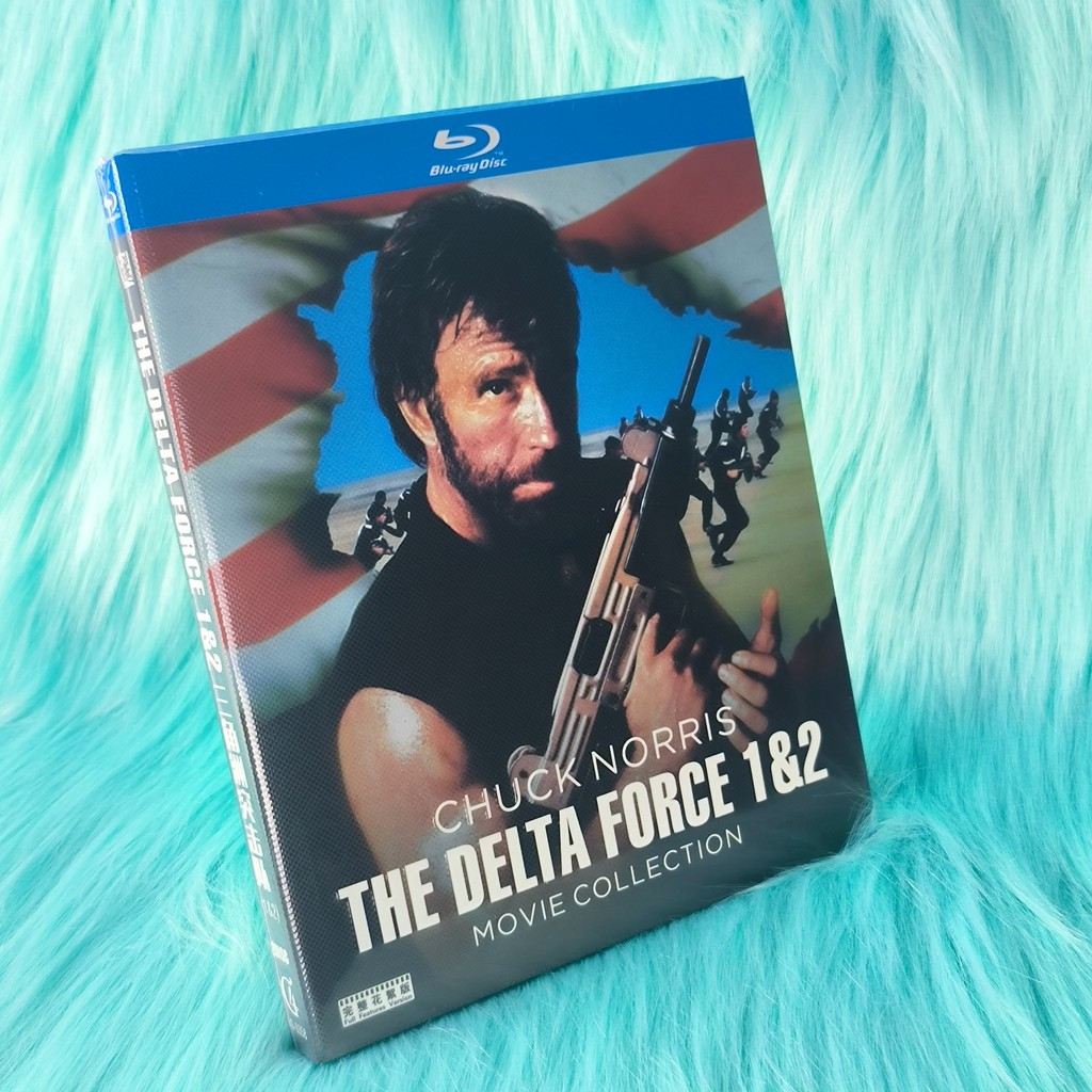 A358 Blu-ray Movie The Delta Force 1986 + Delta Force 2: Operation Stranglehold 1990 BD25 Tiếng Anh 