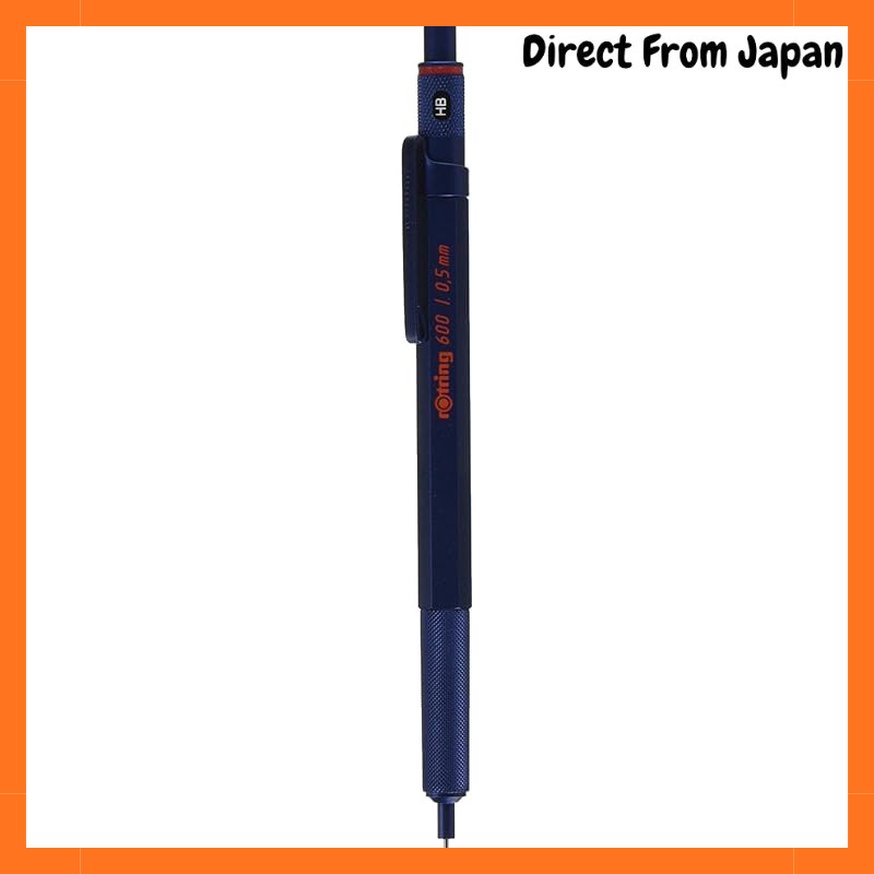 ROTRING 600 Iron Blue Mechanical Pencil 0.5mm Knock Type