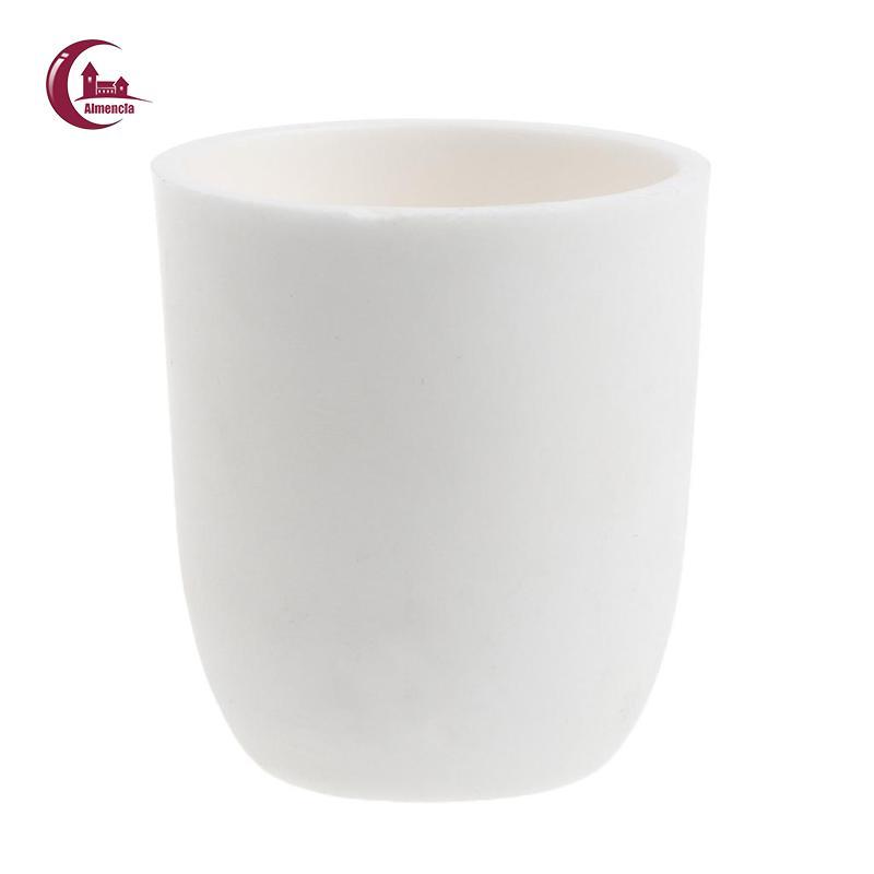 Cốc Alumina Crucible để đúc kim loại quý Đồng thau đồng nóng chảy
