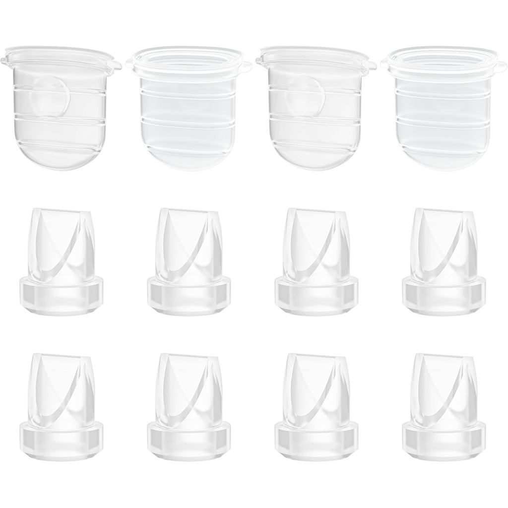 12 Chiếc M6 Van Mỏ Vịt & Màng Silicon Tương Thích Với Phong Cách Di Động Momcozy, Không Phải Linh Ki