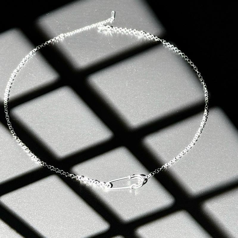 [ Không Ghỉ ] Vòng cổ Safety Pins Nam chất liệu Titan, Dây chuyền Ghim Băng Hiphop