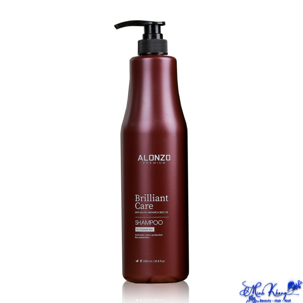 Dầu gội cho tóc nhuộm Alonzo Brilliant Care Shampoo 1000ml [ MK ]