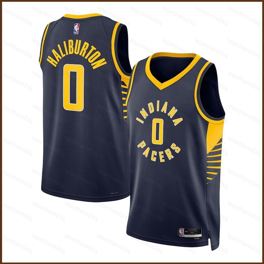 Áo Jersey Indiana Pacers Tyrese Haliburton - Phù hợp từ trẻ em đến người lớn và plus size