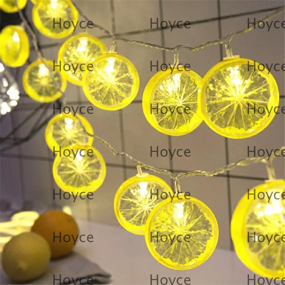 HOYCE Fairy Light, Orange Slices Lemon Orange Light, Chất lượng 2m chạy bằng pin Dây đèn sân