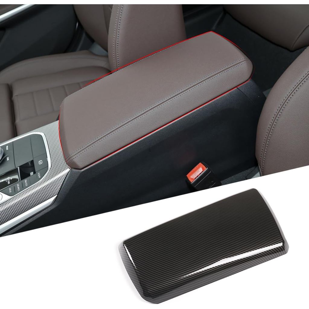 Hộp đựng tay vịn ô tô bằng Carbon cho BMW 3 Series G20 325i 328i 330i 335i 340i M340i 2019-2023 Vỏ đ