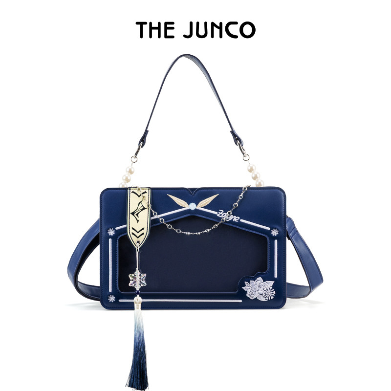 The Junco Túi đeo chéo đi chơi túi đựng đồ ăn nhỏ đau túi đeo chéo tặng đinh bảng túi