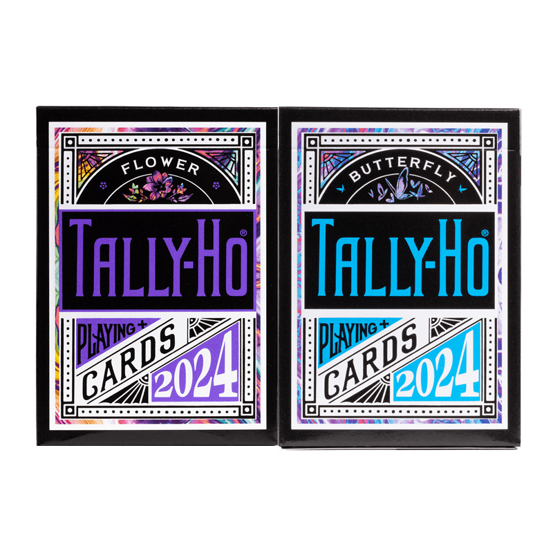 Tally-Ho Butterfly / Flower Playing Cards Deck USPCC Bộ sưu tập bài Poker Trò chơi bài