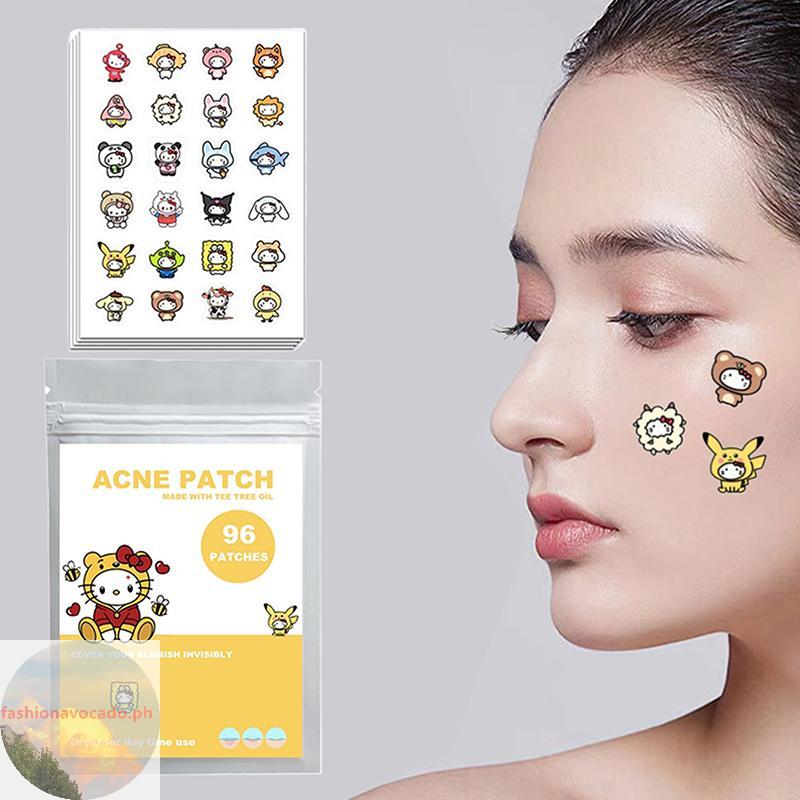 FHPH 96 Chiếc Hoạt Hình Mụn Miếng Dán Sanrio HelloKitty Hình Mụn Miếng Dán Vô Hình Mụn Loại Bỏ Mụn M
