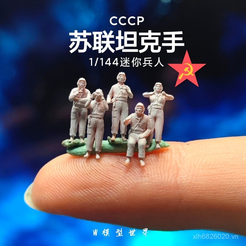 1 / 144 Xe Tăng Lính IS-2 Bộ Xe Hạng Nặng Thép Nga Lũ Thu Nhỏ Bàn Cát Mô Hình Mô Phỏng