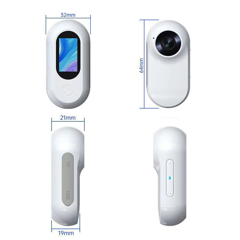 Sản phẩm mới HD Pet Camera Thumb Camera thể thao Đi xe đạp ngoài trời Xoay từ tính Camera thông minh