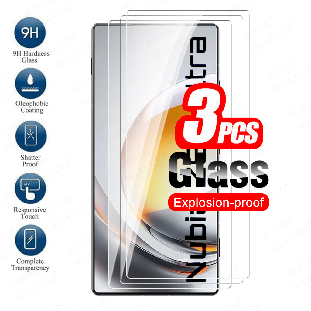 3 Chiếc Z80Ultra Kính Cường Lực Cho ZTE Nubia Z80 Ultra NubiaZ80Ultra Z80U 5G Bảo Vệ Màn Hình HD Phi