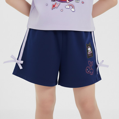 Quần Đùi Thể Thao Bé Gái Skechers Kuromi Shorts - SL325G622-007D