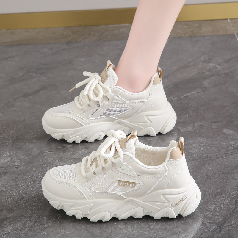 Women's Flat Fashion Korean Style Casual Summer Single Net Dad shoes Women's Sports Shoes