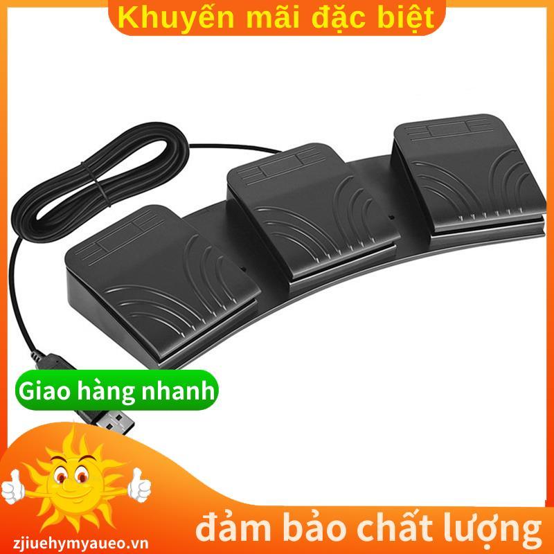 Bàn Đạp Chân Đa Năng PC Ba Chân Công Tắc Bàn Phím Bàn Đạp Kết Hợp Tùy Chỉnh Chìa Khóa Trò Chơi PC Bà