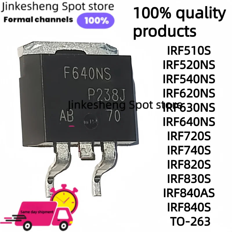 5 Chiếc IRF510S IRF520NS IRF540NS IRF620S IRF630NS IRF640NS IRF720S IRF740S IRF820S IRF830S IRF840AS