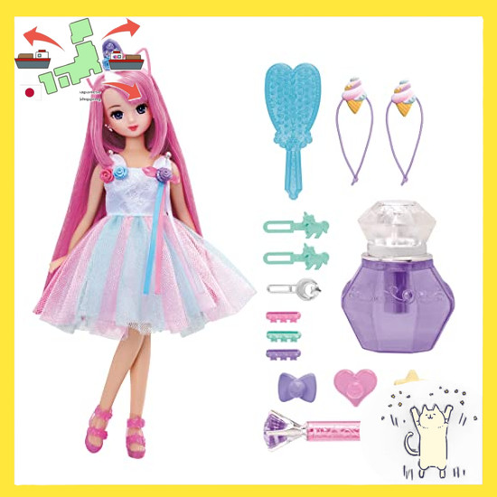 [Japanese Version] Takara Tomy Licca-chan Doll Yumeiro Misaki-chan Colorful Change Dress-up Toy Toy 