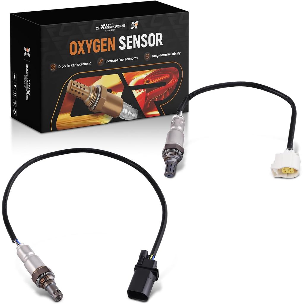 MaXpeedingrods 2 Cái Cảm Biến Oxy O2 234-5150 234-4545 Thượng Lưu Hạ Lưu Tỷ Lệ Nhiên Liệu Không Khí Cho Chrysler 200 2015-2017, Cho Jeep Cherokee Renegade 2014-2020, Cho Ram ProMaster City 2
