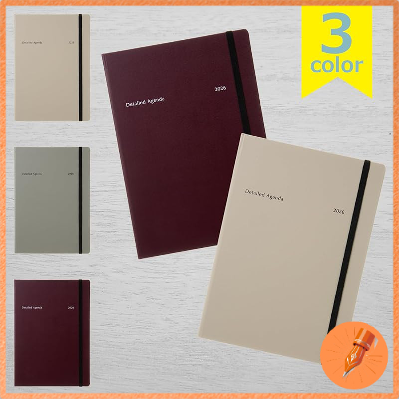 Laconic Weekly Planner 2026 Hardcover December 2025 Start