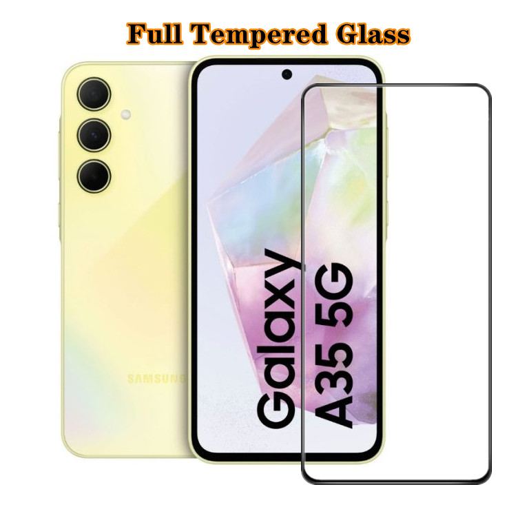 Dành Cho Samsung Galaxy A35 Full Kính Cường Lực Bao Bảo Vệ Màn Hình 9H samsung a35 5G Phim Bảo Vệ Ch