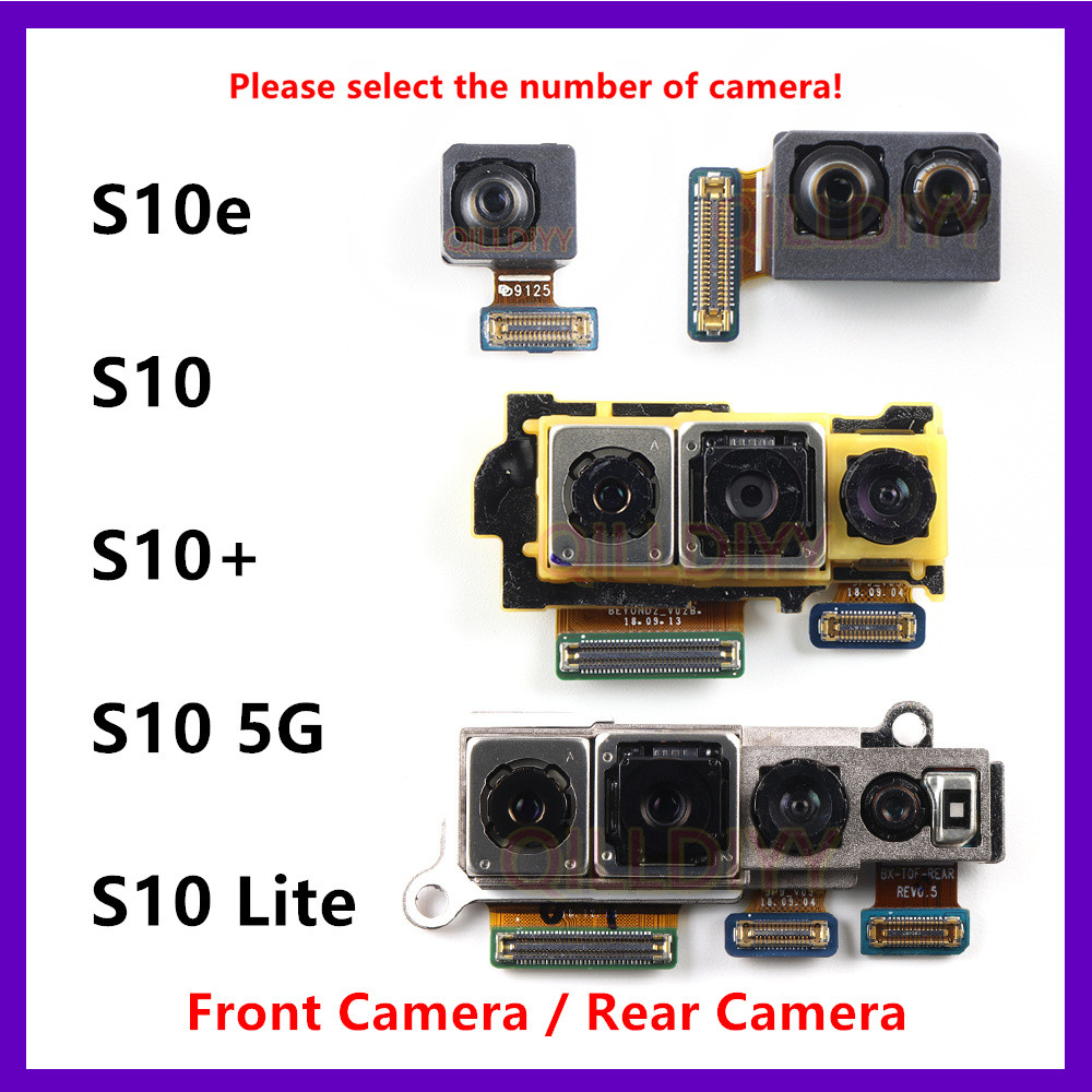 Mặt Sau Lớn Chính Phía Sau Camera Module Cho Samsung Galaxy S10 Plus S10 + 5G G9730 S10E G975F G970F
