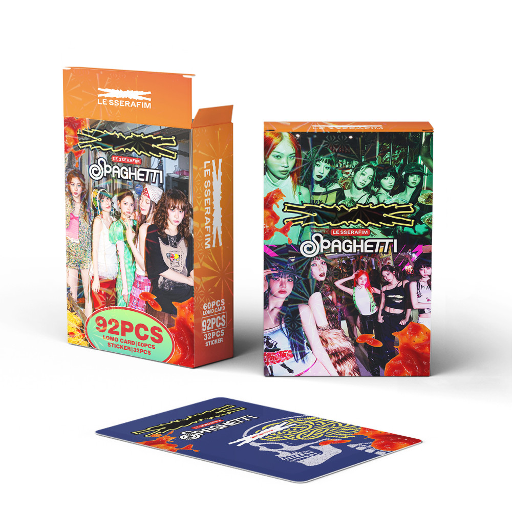92 Chiếc SPAGHETTI Lomo Thẻ KHÁC NHAU HOT CRAZY DỄ DÀNG ĐÊM UNFORGIVEN Dán Photocards SAKURA CHAEWON