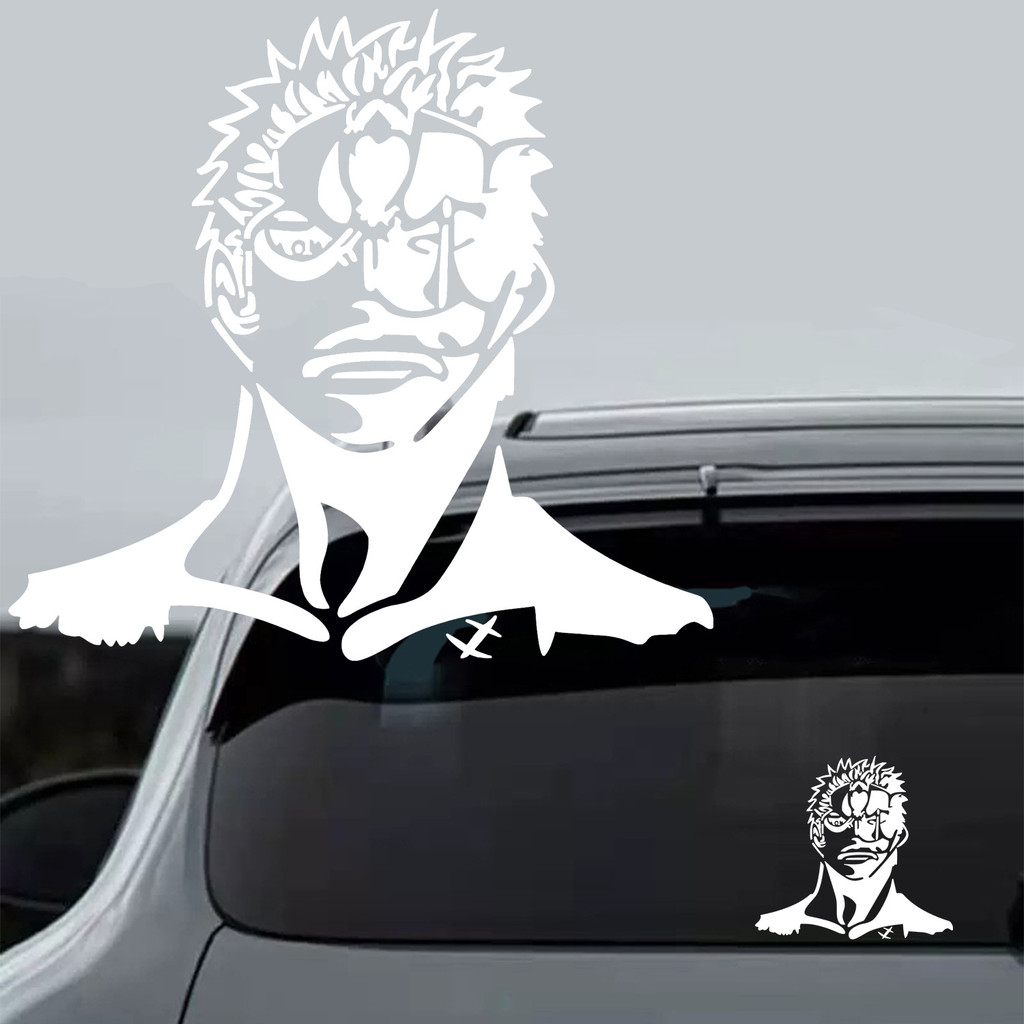 Miếng dán trang trí phản quang ô tô One Piece Solo Họa tiết ô tô đẹp mắt và mát mẻ