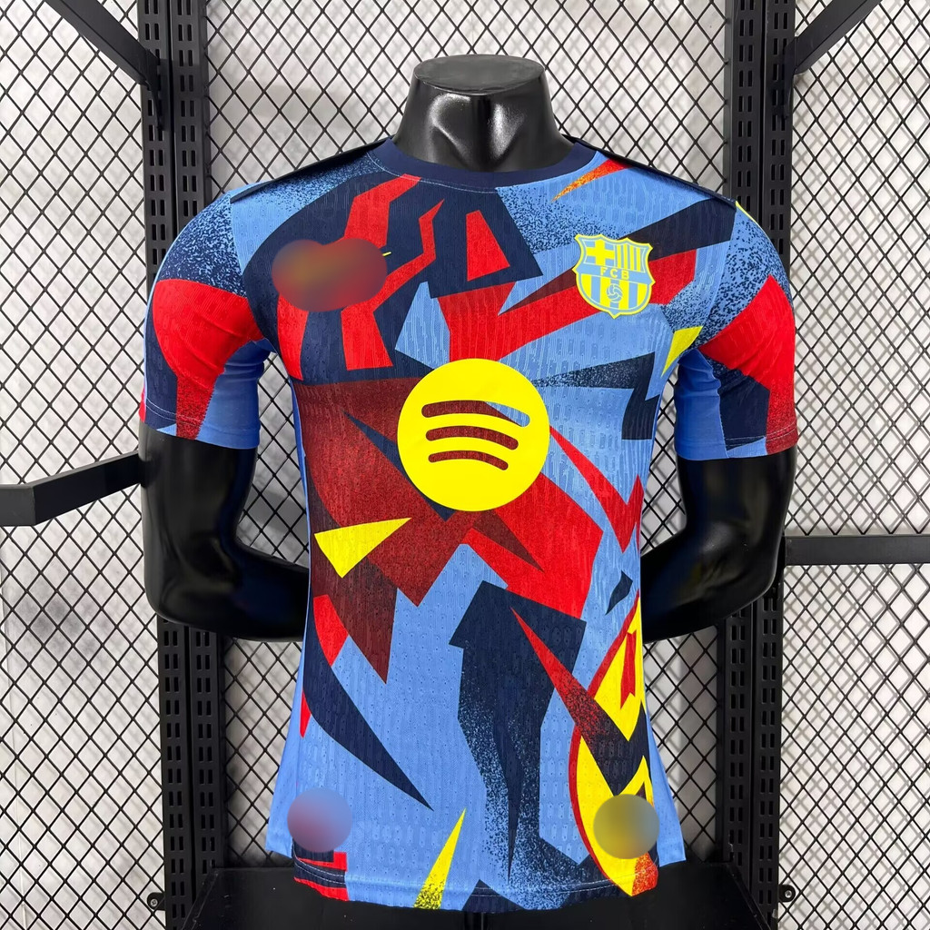 Cầu thủ 2025-26 BarcaJersey thủ môn Áo bóng đá thời trang AAA