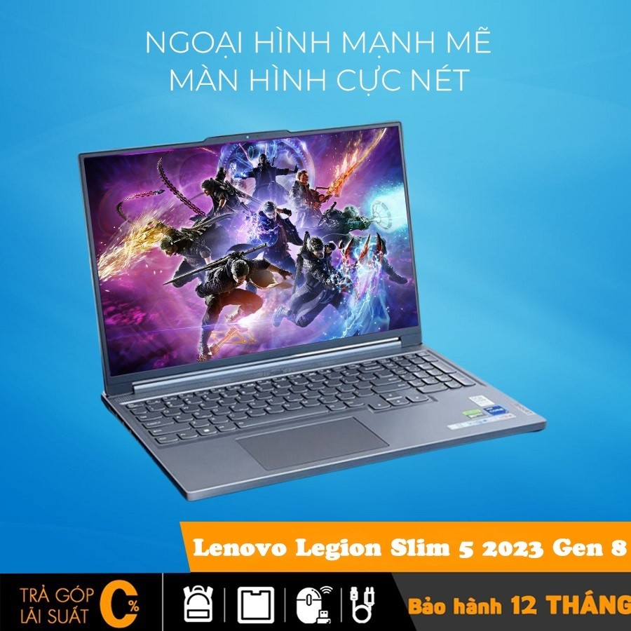 Lenovo Legion Slim 5 2023 Gen 8 Amd Ryzen 7 7840h, 16 Gb, Ssd 512gb, Rtx 4060 8gb, 15.6 Inch Full Hd