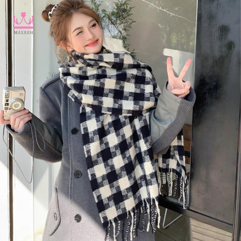 Khăn Checkers Đa Năng Dày, Phù Hợp Chống Gió