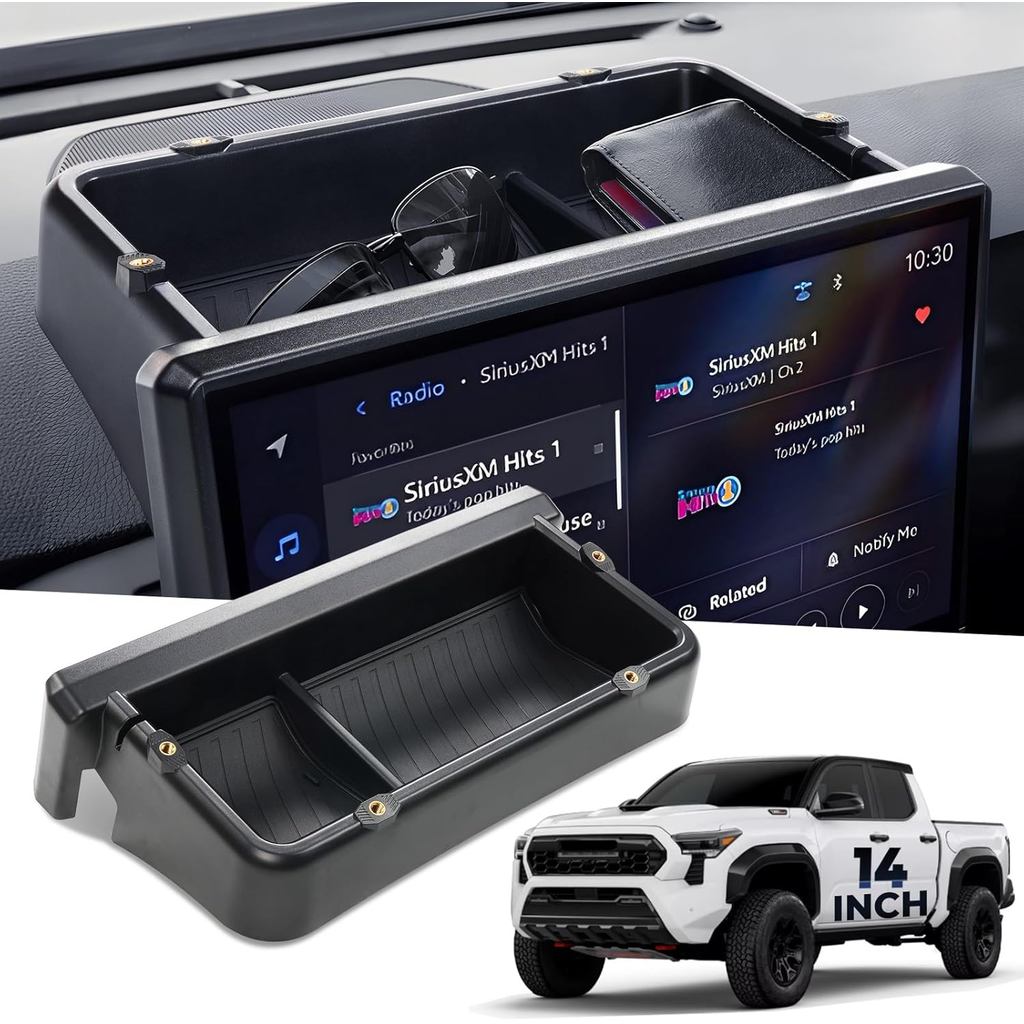 Khay lưu trữ bảng điều khiển Dash Organizer cho Toyota Tacoma 2026 2025 2024 & 4Runner 2026 2025 (Ch