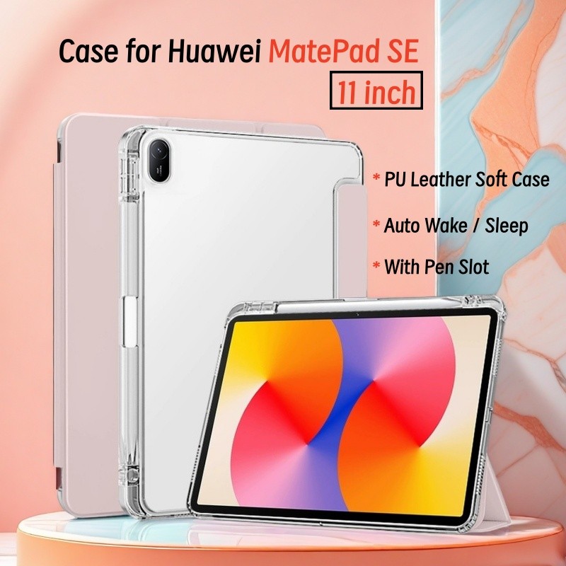 Ốp lưng thông minh Silicon Huawei MatePad SE 11 inch / Mate Pad 11 "/ Huawei Pad 11 inch Vỏ thoáng q