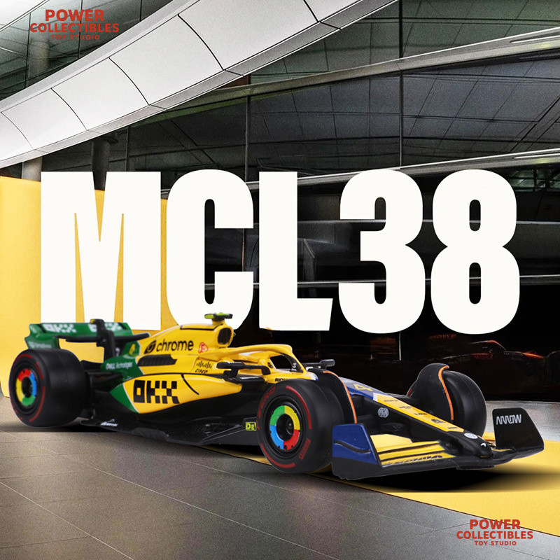 MCL38 Formula 1 Model Car by Power Collectibles Toy Studio - Bản sao xe đua F1 chi tiết, Bộ sưu tập 