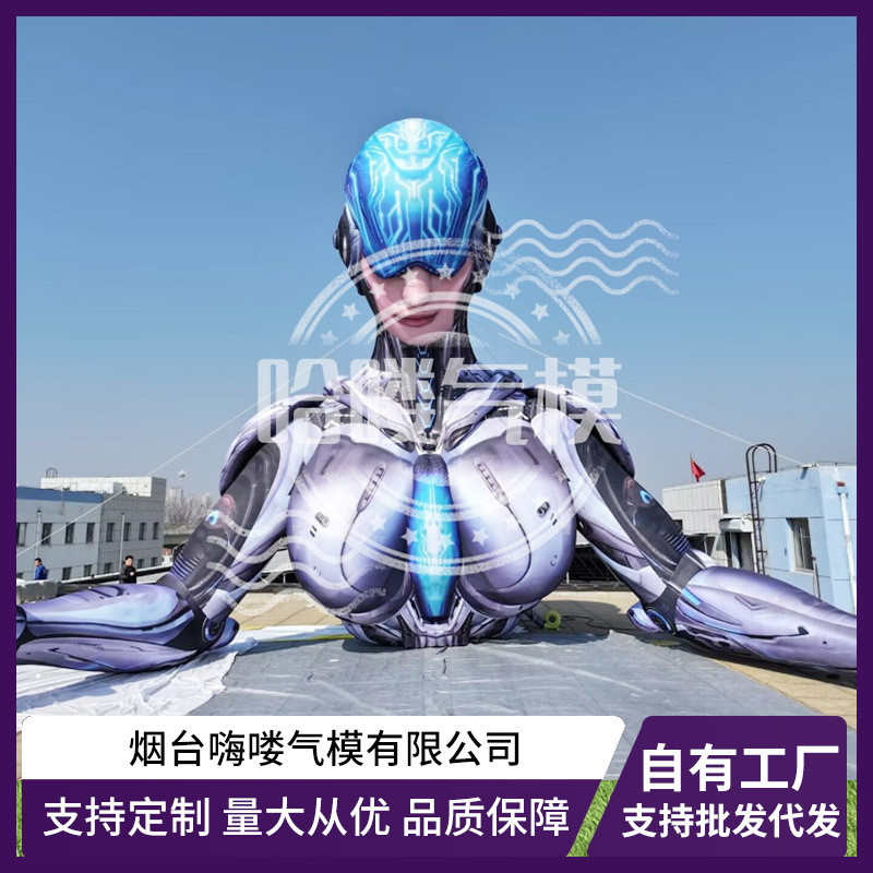 Xin chào Công nghệ bơm hơi Chiến binh Mô hình bơm hơi Nguồn nhà máy Mô phỏng Humanoid Chiến binh Mô 