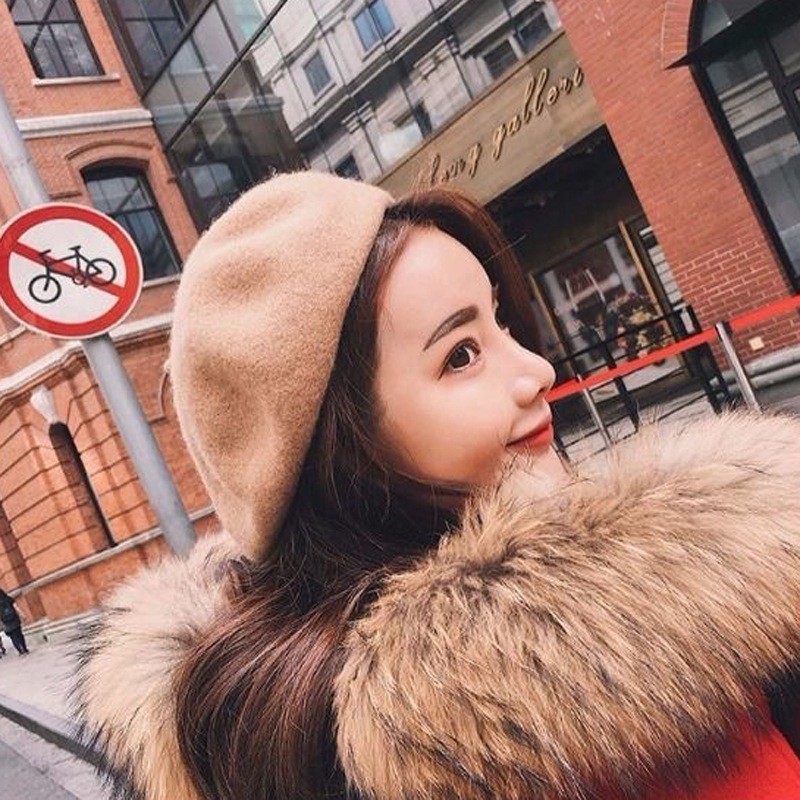 Mũ Nón Dạ Nồi Nữ Hàn Quốc BR01 | Phong Cách Trẻ Trung | Giữ Ấm Tốt | Đa Dạng Màu Hot Trend | BigBuy360 - bigbuy360.vn