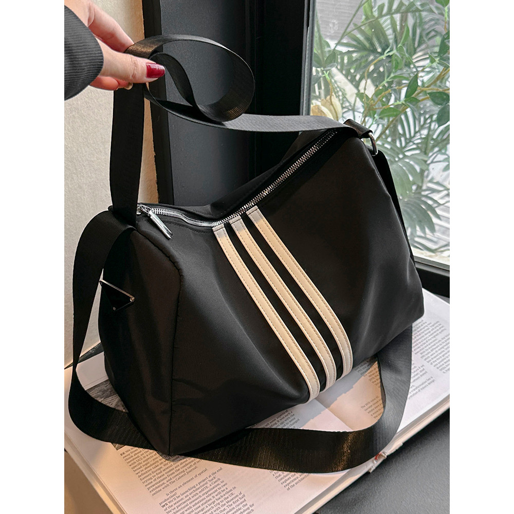 hapas túi xinh Túi đeo vai sọc thời trang dễ phối giản dị cho nữ