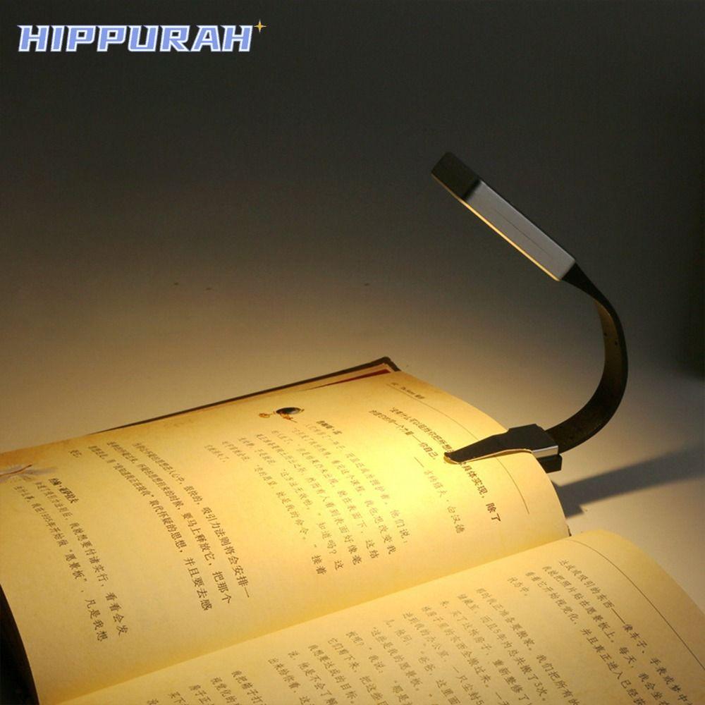 SUBEI Đèn Sách LED Di Động Có Kẹp Điều Chỉnh Vô Cấp Bảo Vệ Mắt Sạc USB Kindle eBook Reader Đèn Ngủ
