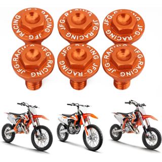 AnXin 6 Bu Lông Bảo Vệ Phuộc Trước Bu Lông Vít Cho 50 65 85 SX 125-530SX SX-F XC XC-F EXC EXC TPI EXC-F XC-W XCF-W Freeride 250F 250R 350 690ENDURO / R Xe Máy - Cam