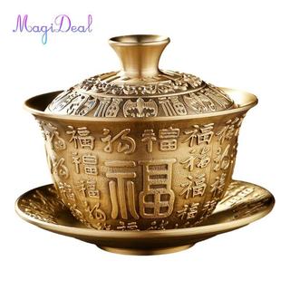  Magideal Kung Fu Trà Cốc Và Đĩa Di Động Trung Quốc Quà Tặng Năm Mới Đồng Truyền Thống 