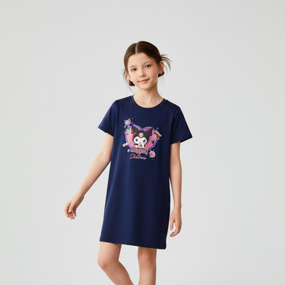 Đầm Bé Gái Skechers Kuromi Dress - SL325G623-007D