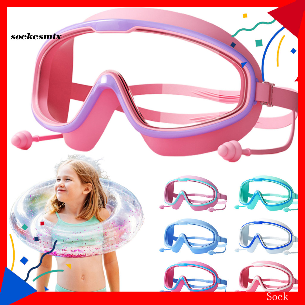 Kính bơi SX Kính bơi chống sương mù chống sương mù Kính bơi trẻ em cho lứa tuổi 3-16 Kính bể bơi trẻ