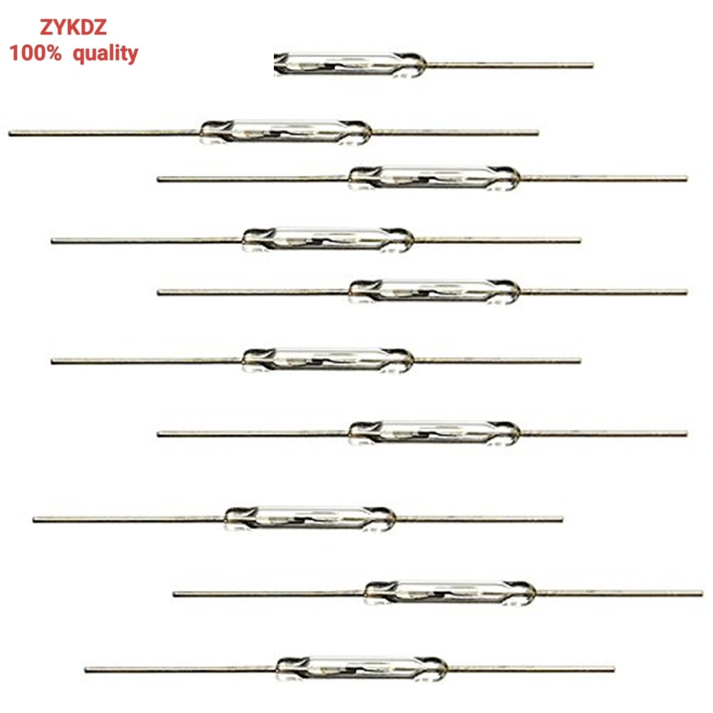 20 Chiếc Y213 Reed Tube Switch 2x14 Mm Thường Mở Từ Cảm Ứng Chất Lượng Cao Cấp