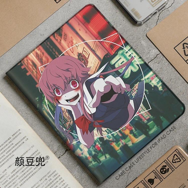 Gasai Yuno Anime Mirai Nikki Ốp Lưng Cho iPad Air 4 5 10.9 Mini 5 6 Cho 2022 12.9 Ốp Lưng Silicon Sa